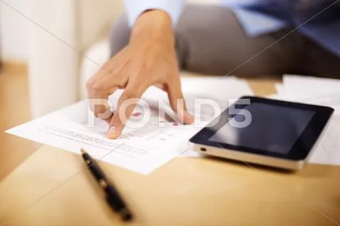 Hand of a young businessman Stock Photos