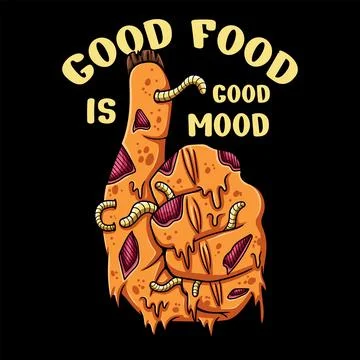 Hand zombie good sign vector illustration Illustrazione stock