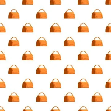 Handbag accessory repeating pattern creating fashion background Stock Illustration