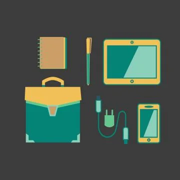 Handbag icon concept Stock Illustration