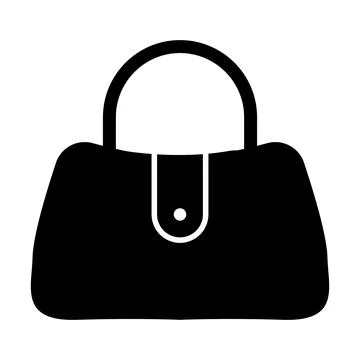 Handbag icon vector for graphic design, logo, website, social media, mobile.. Stock-Illustration
