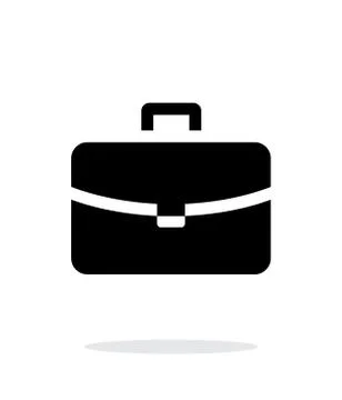 Handbag simple icon on white background Stock Illustration