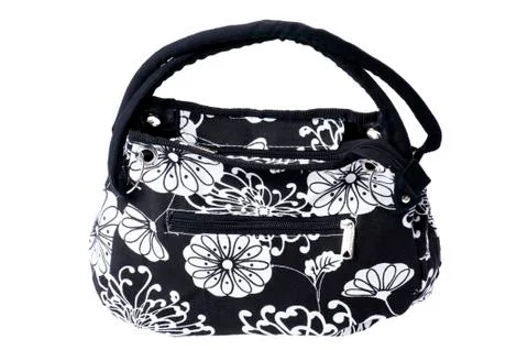 Handbag on white Stock Photos