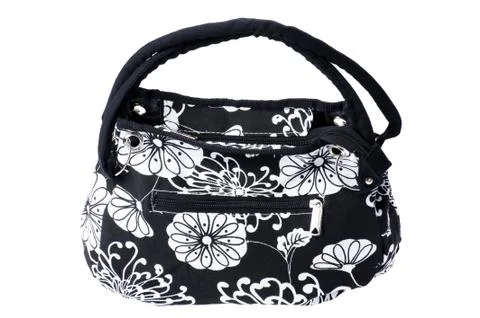 Handbag on white Stock Photos