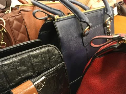 Handbags Galore Stock Photos