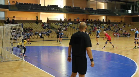 Handball 7m Stock-Footage 31665934