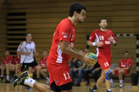Handball - attac Stock Photos