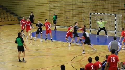 Handball attack Video stock 21874470