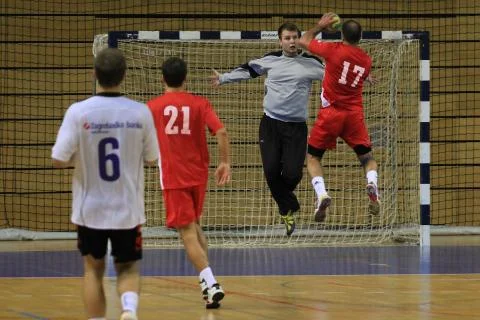 Handball - goal Stock Photos
