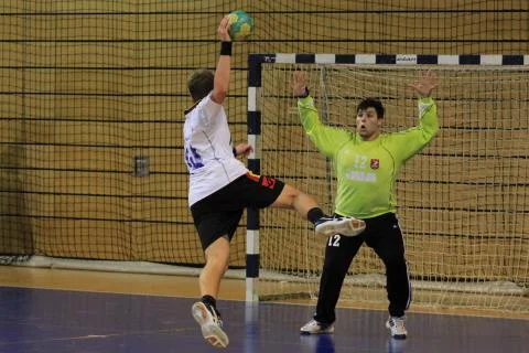 Handball - goal Stock Photos