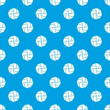 Handball pattern vector seamless blue Illustrazione stock