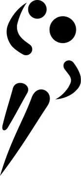 Handball Pictogram Stock Illustration
