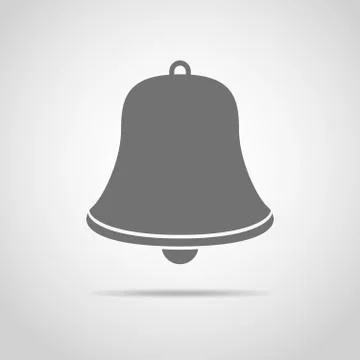 Handbell icon. Vector illustration. Stock Illustration