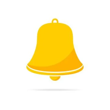 Handbell icon. Vector illustration. Stock Illustration