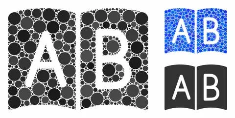 Handbook Composition Icon of Circles Stock Illustration