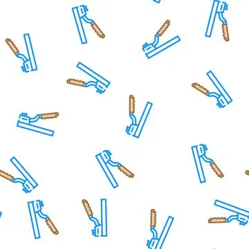 Handbrake car vector seamless pattern Stock Illustration