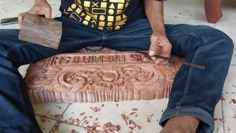 Handcraf board name Stock Footage 210754327