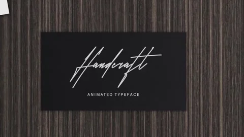 Handcraft Animated Handwriting After Effects stock