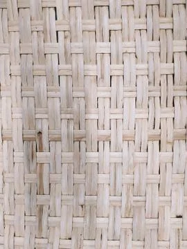 Handcraft weave Thai style pattern nature texture background Stock Photos