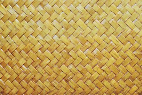 Handcraft weave Thai style pattern nature texture background Foto stock