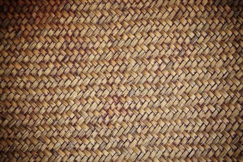 Handcraft weave wicker for texture Stock Photos