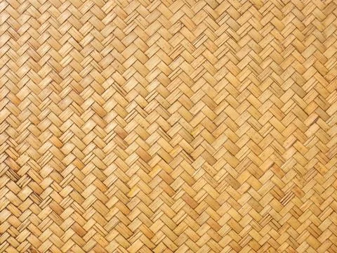 Handcraft wicker texture surface for background Stock Photos