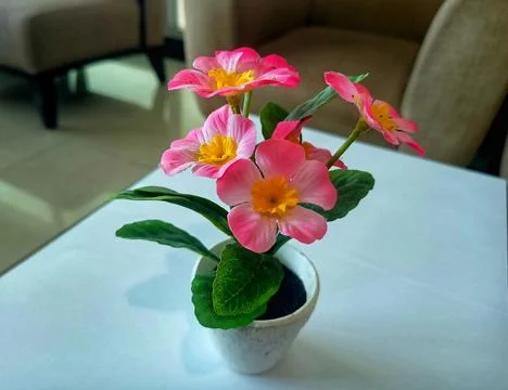 Handcrafted flowers Stock Photos