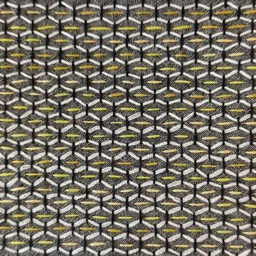 Handcrafted Geometric Textile Pattern.  Stock Photos