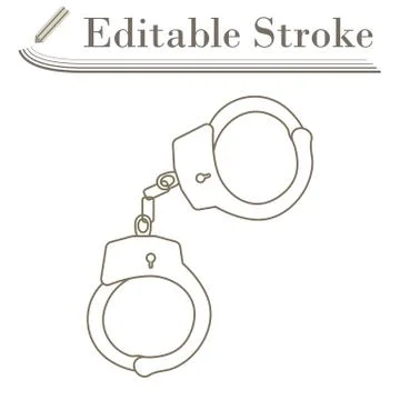 Handcuff Icon Stock Illustration