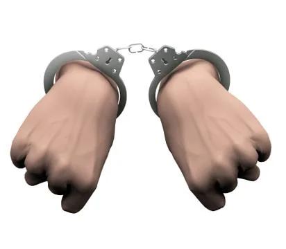 Handcuffed Stock Illustration