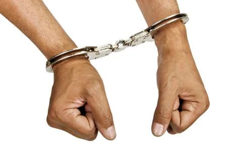 Handcuffed 库存照片