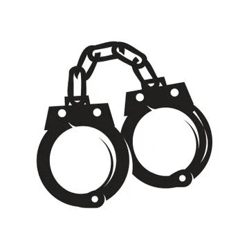 Handcuffs icon Stock Illustration