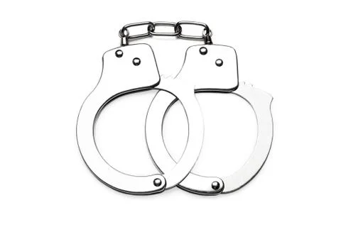 Handcuffs isolated Stock Photos