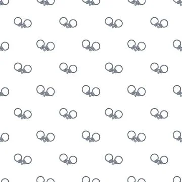 Handcuffs pattern illustrating law enforcement and justice concepts Stock Illustration