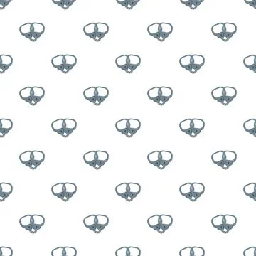 Handcuffs pattern representing arrest, crime, and justice concepts Stock Illustration