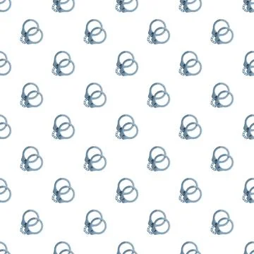 Handcuffs pattern representing crime and justice concepts Stock Illustration