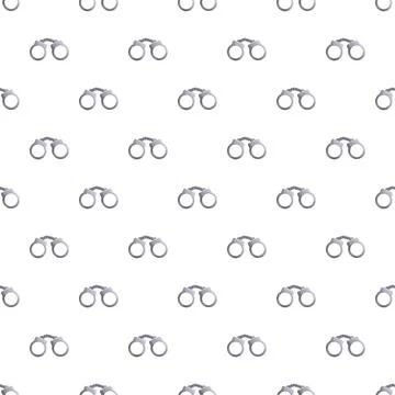 Handcuffs pattern representing law enforcement and justice concept Stock Illustration