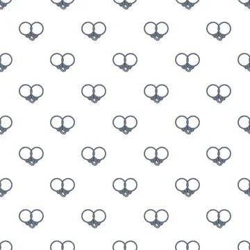 Handcuffs pattern representing law, justice, and crime Stock Illustration
