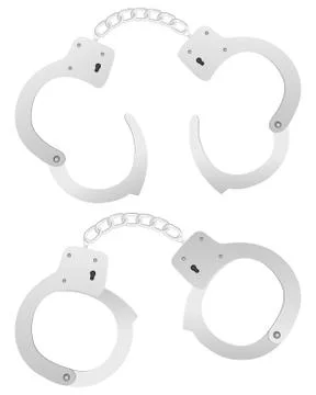 Handcuffs set Stock Illustration