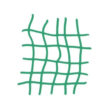 Handdrawn grid. イラスト素材