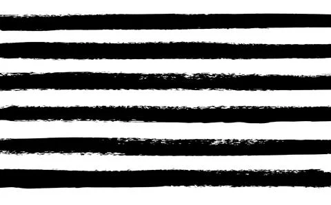 Handdrawn Grunge Striped Background Featuring Rough Ink Strokes Stock Illustration