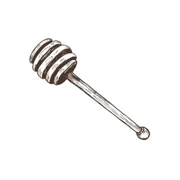 Handdrawn Honey Deeper Stock Illustration