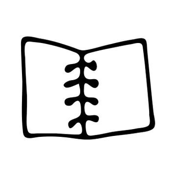 Handdrawn notebook doodle icon. Hand drawn black sketch. Sign symbol. Decorat 스톡 일러스트