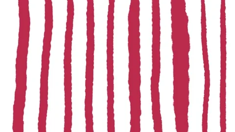 Handdrawn pattern with vertical pink and white stripes Stock Footage 231910437