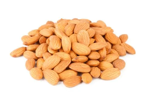 Handful Of Almonds Stock Photos
