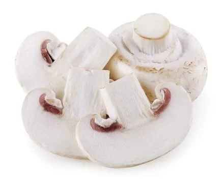 Handful of champignons Stock Photos