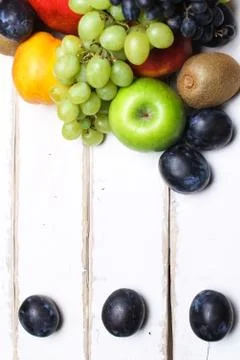 A handful of fruit on the table Foto stock