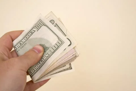 Handful of Money Stock Photos