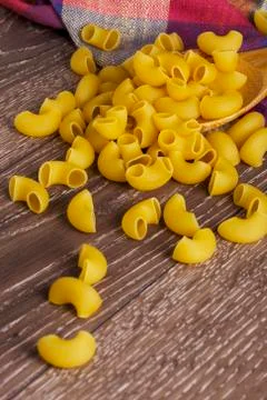 Handful of pasta Stockfoto's