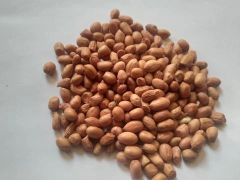 Handful of peanuts Stock Photos